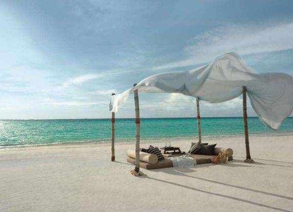 大海蓝天沙滩 夏天海边风景图片