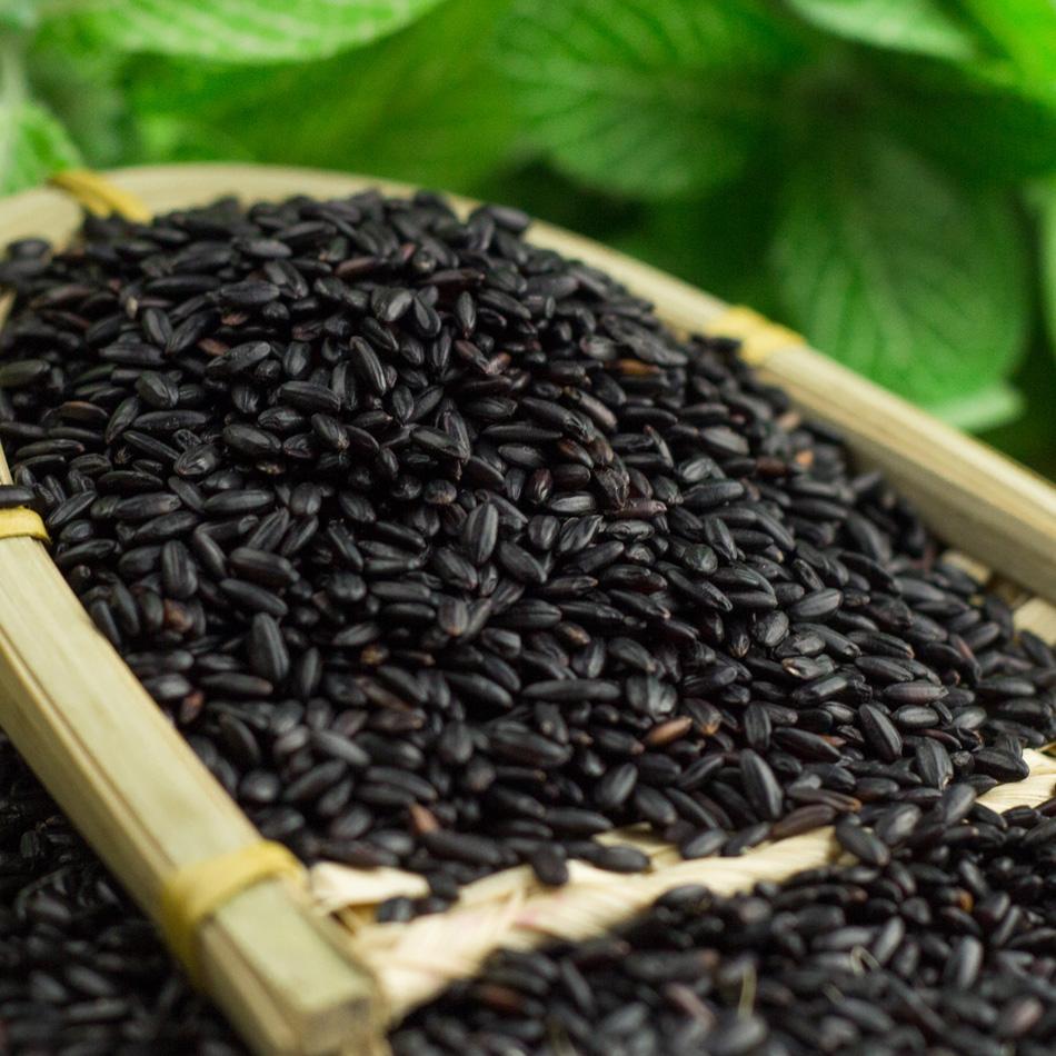 黑米的做法之黑米松糕