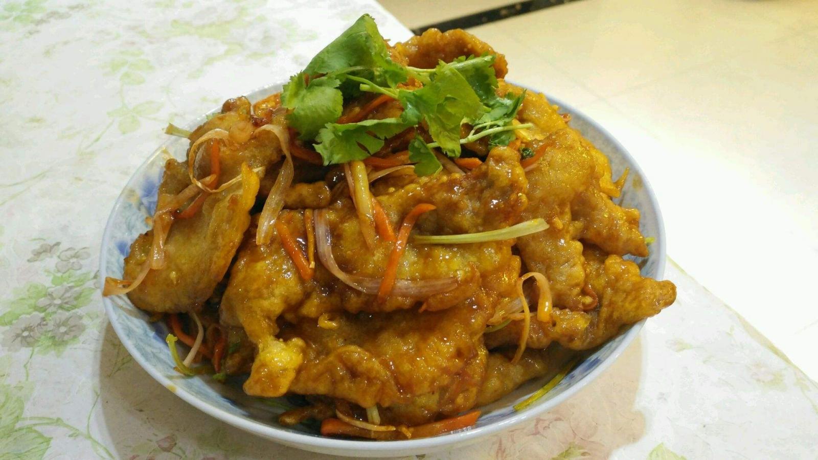 番茄酱锅包肉的做法教你做地道的东北风味菜