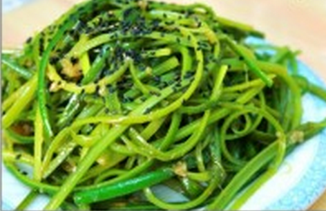 凉拌蒜苗  喜欢吃凉拌蒜苗的一定要看看