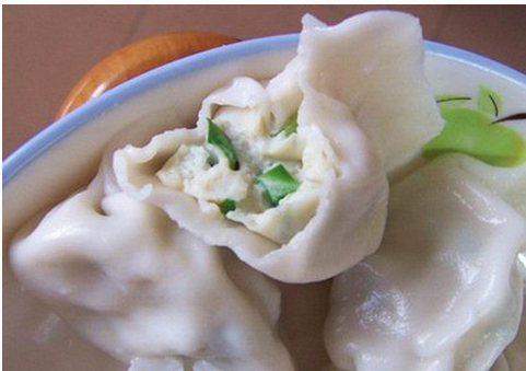 鱼肉馅饺子  喜欢吃鱼肉馅饺子的可以自己做