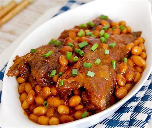 黄豆酸笋小黄鱼