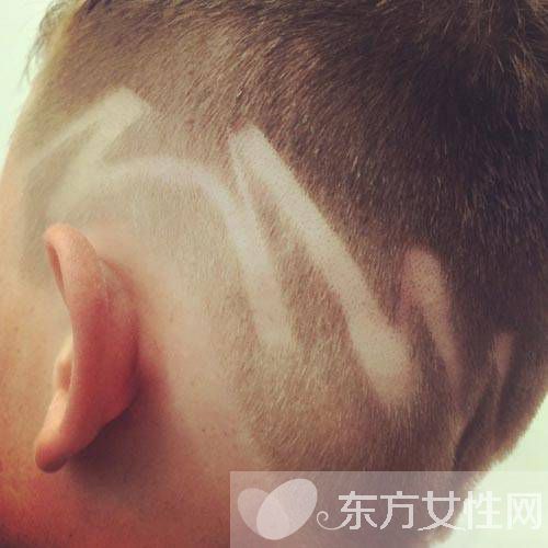 男生个性刀疤头发型推荐 简约时尚的不二之选