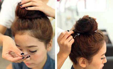 短发怎么扎丸子头好看 简单步骤图解