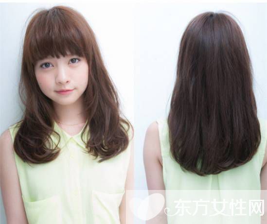 甜美系中长发发型推荐 完美演绎清纯甜美女神范儿