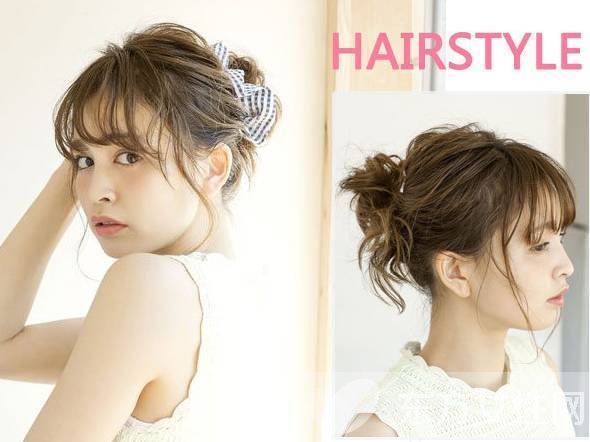 四款时尚短发盘发造型 绝对让你美到尖叫