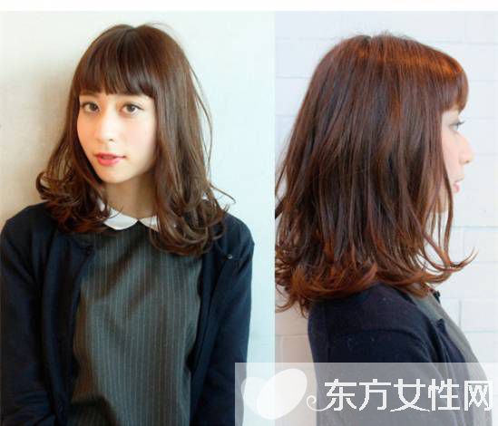 甜美系中长发发型推荐 完美演绎清纯甜美女神范儿