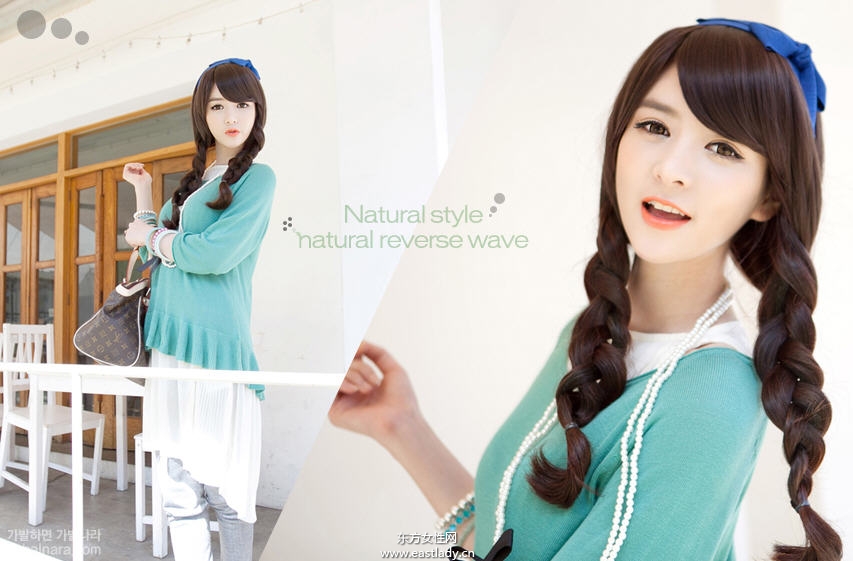 瘦脸发型扎法 圆脸女生怎么扎头发好看