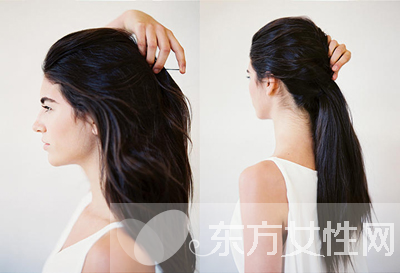 想要清爽减龄发型吗 不妨试试高扎马尾吧