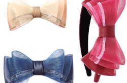 新款Alexandre de Paris for浪漫蝴蝶结发饰品