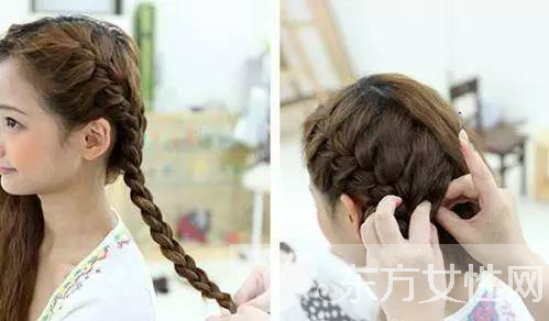 超火爆编发教程 甜美发型编发教程图解