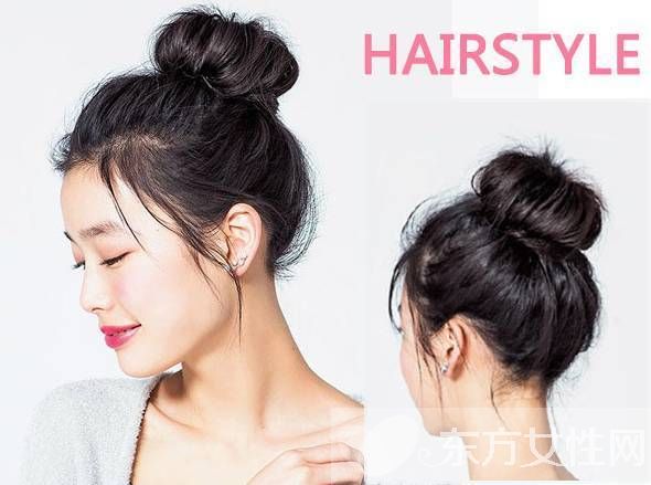 四款时尚短发盘发造型 绝对让你美到尖叫