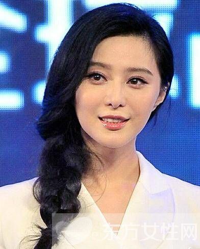 女神同款麻花辫发型 即使台风来了也不怕