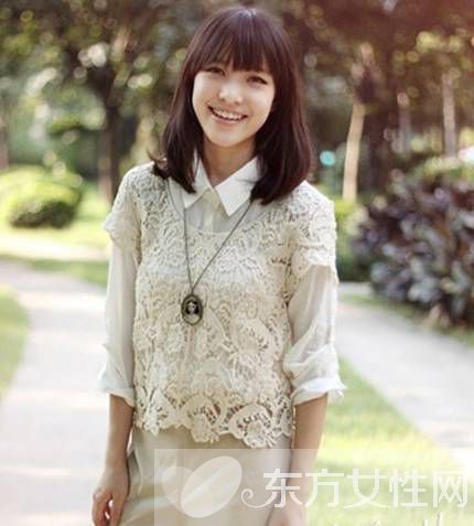 圆脸烫什么发型好看 5款中长发烫发显瘦又甜美