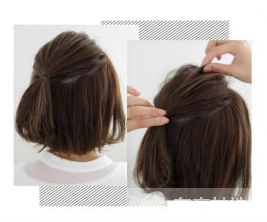 短头发怎么扎好看 不妨试试公主头跟刘海编发