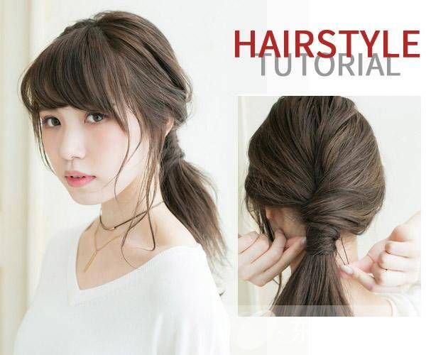 四款低马尾扎法 这样扎绝对不会撞发