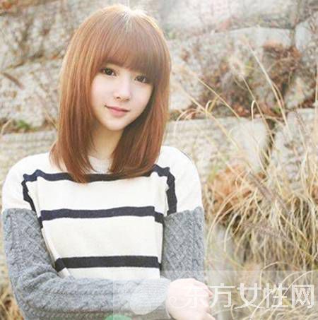 圆脸烫什么发型好看 5款中长发烫发显瘦又甜美
