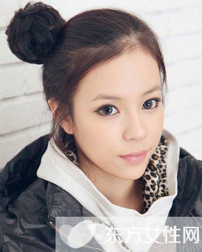 女生潮流时尚学生发型 甜美可爱显青春活力