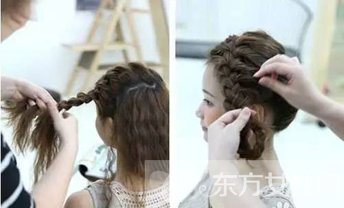 超火爆编发教程 甜美发型编发教程图解