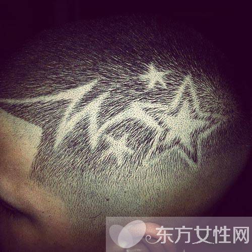 男生个性刀疤头发型推荐 简约时尚的不二之选