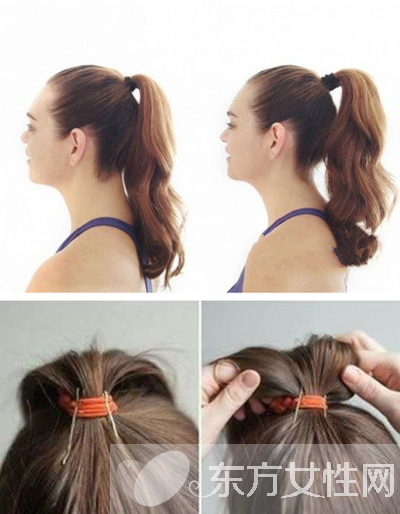 想要清爽减龄发型吗 不妨试试高扎马尾吧