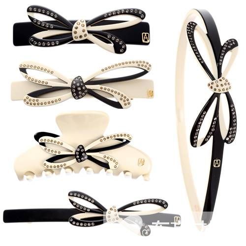 新款Alexandre de Paris for浪漫蝴蝶结发饰品