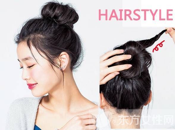 四款时尚短发盘发造型 绝对让你美到尖叫