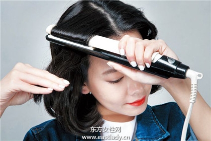 韩系「翘」丽短发 变身性感小女人