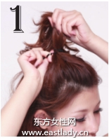 束刘海儿甜甜卷中短发随意又不失时尚