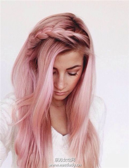 尖叫吧～连发色都开始流行玫瑰金