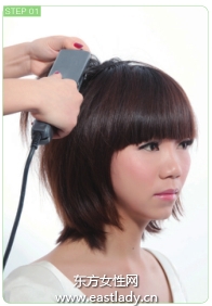 日系短卷发戴上小皇冠可爱极了