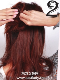 娃娃式混合长卷发给人娴静淑女感觉