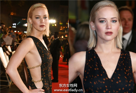 跟珍妮佛劳伦斯学发型设计 短发也可这么酷