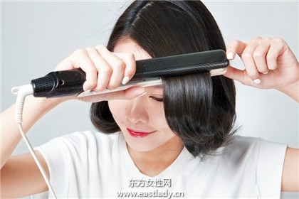 韩系「翘」丽短发 变身性感小女人