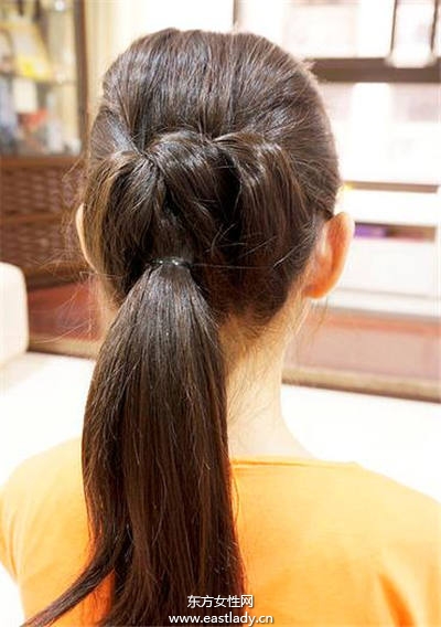 快速绑发 10种超自然清新马尾编发教程图解