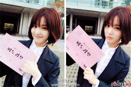 长发掰掰 女星都夯短发