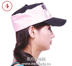 中长发卡车帽发型既时尚又酷感十足