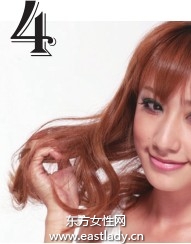 使用卷发卷打造富有变化感卷发