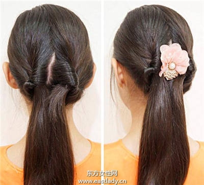 快速绑发 10种超自然清新马尾编发教程图解