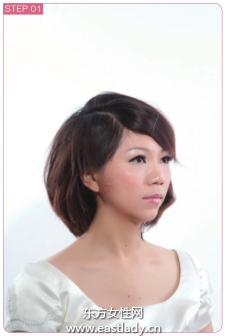 短发发型饰品点缀看起来妩媚十足