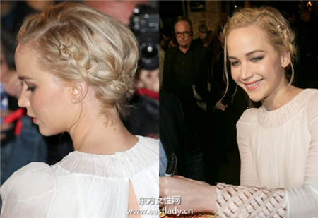 跟珍妮佛劳伦斯学发型设计 短发也可这么酷