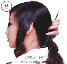 浪漫优稚卷发发型当宴会中的公主