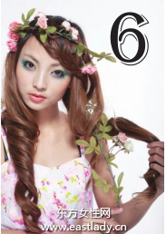 森女气质的编刘海儿卷发