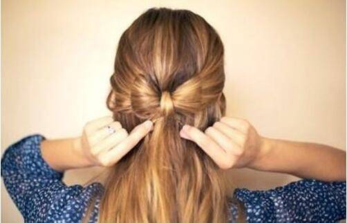 蝴蝶结发型扎法步骤介绍 6个步骤轻松搞定