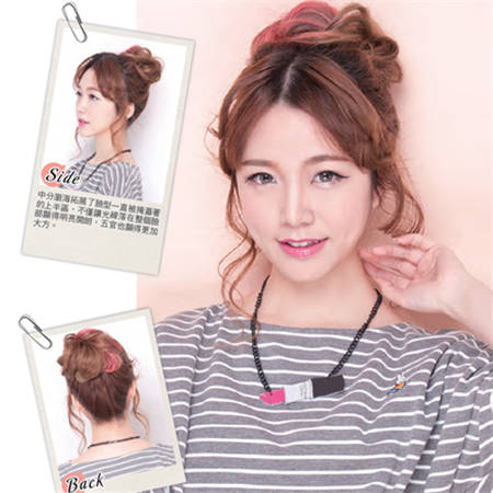 中分刘海简单设计立马变成瓜子脸