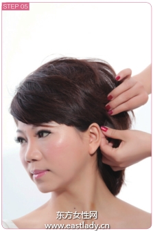 短发发型饰品点缀看起来妩媚十足