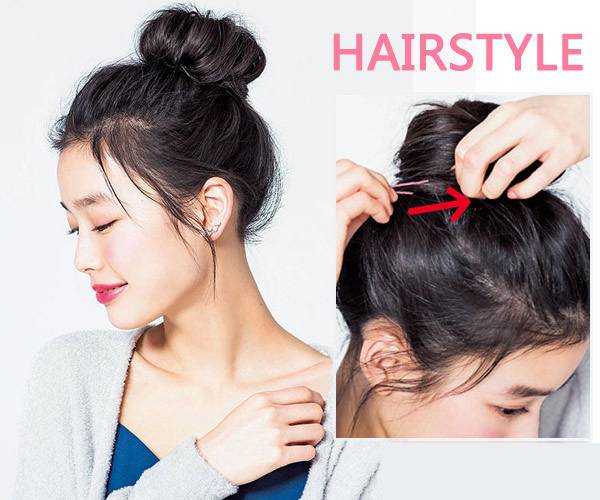 夏日两款清爽盘发 趁热晕前要赶紧学起来