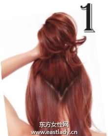 自然卷韩式丸子头突出青春洋溢气质