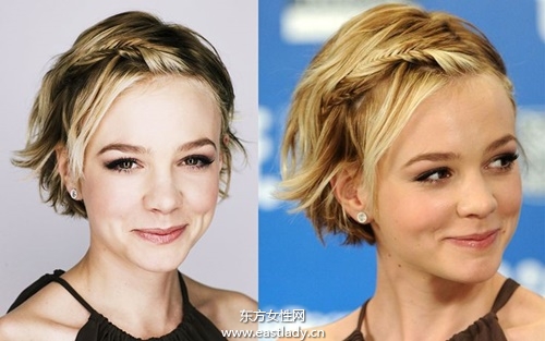 5款清新短发造型 跑步时再也不怕头发乱飞