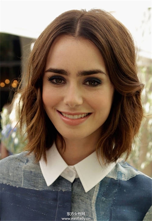 韩星爱理「LOB」长鲍伯发型 清爽随性